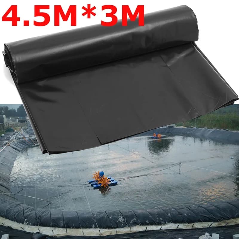Film de revêtement étanche de 0.2mm, revêtement d'étang à poissons, piscines de jardin, HDPE renforc