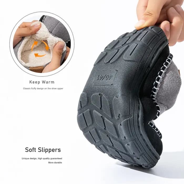 Chaussons chauds pour hommes