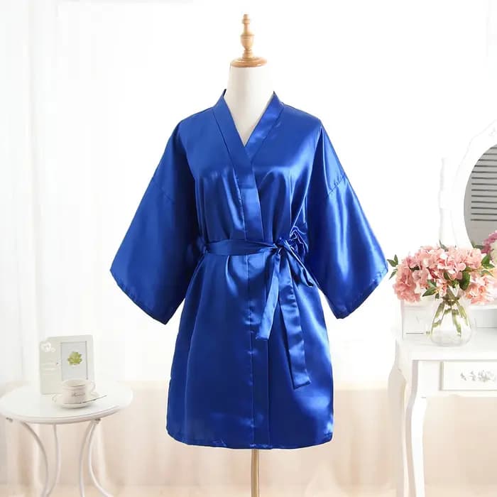 Hommes soie Satin longues Robes été Wrap Robe de chambre peignoir chemise de nuit pyjamas Homewear Sexy