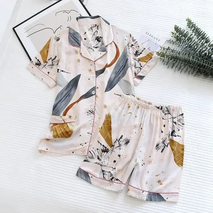 Pyjama à manches courtes pour femmes