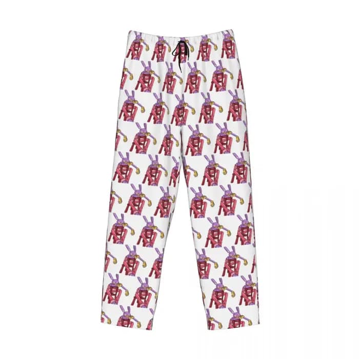 Personnalisé Jax l'incroyable cirque numérique hommes pyjama pantalon salon sommeil vêtements de nui