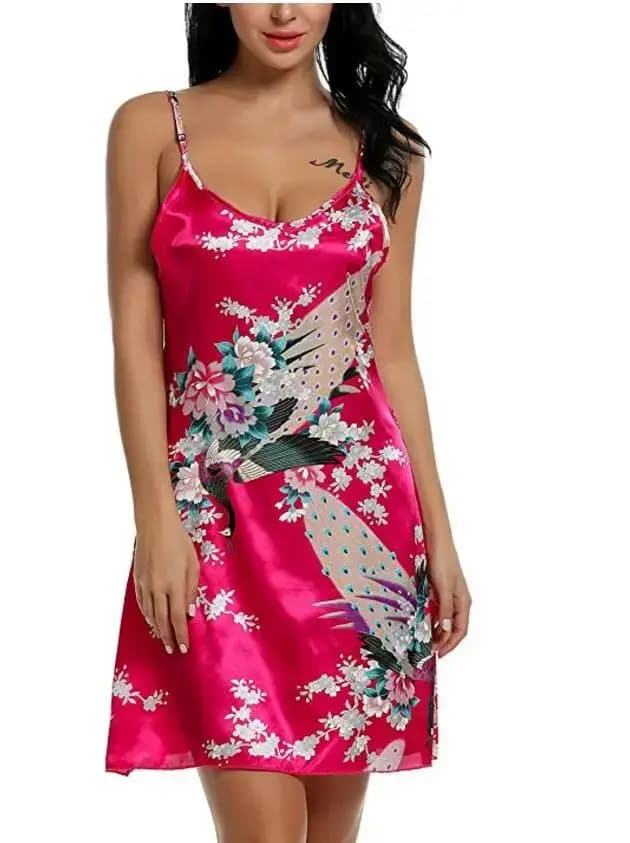 Robe de nuit en Satin pour femmes