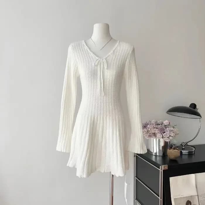 Robe pull tricotée pour femmes