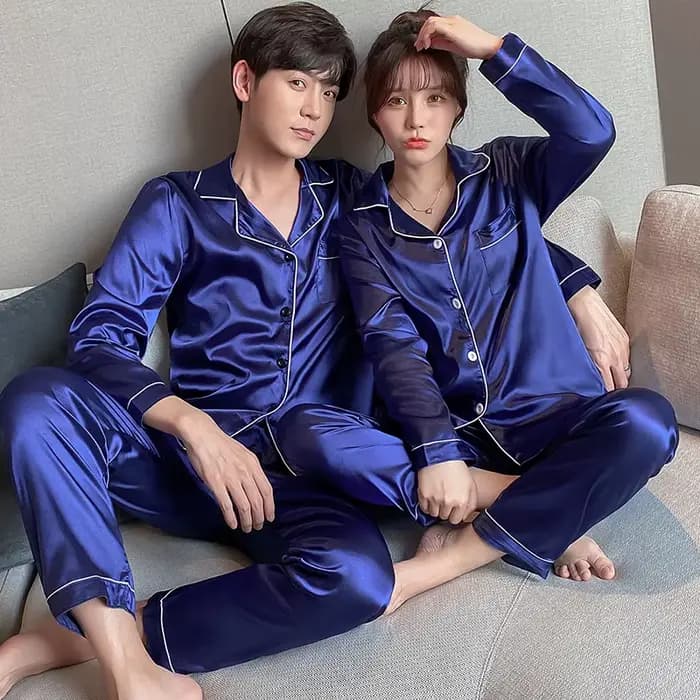 Pyjama à manches longues pour hommes et femmes