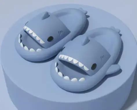 Pantoufles Requin Antidérapantes à vaccage Rapide pour Homme et Femme, Jolies Pantoufles d'Nikpour P