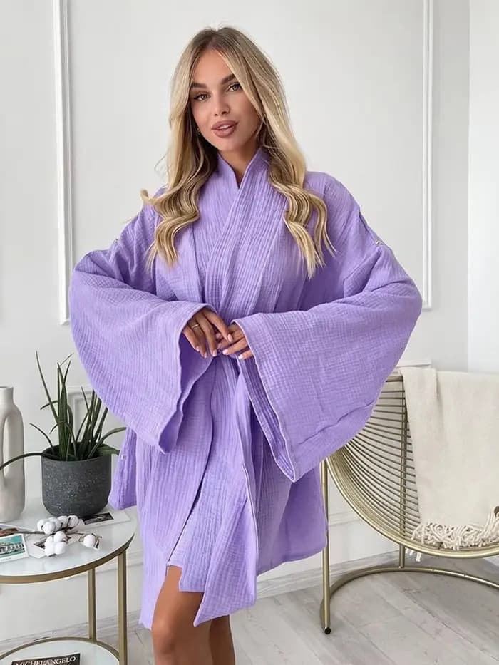 Marthaqiqi – Robe de nuit en coton pour femmes