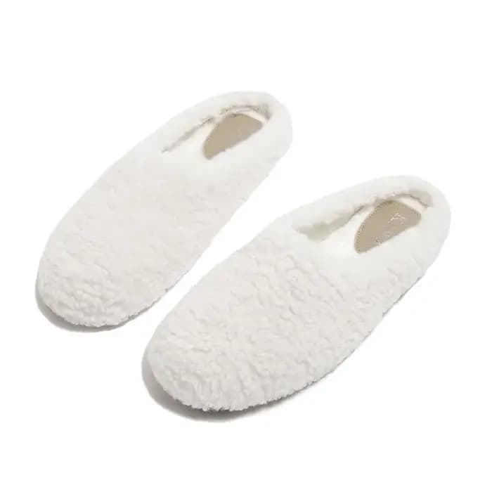 Pantoufles d'hiver 2026 en laine pour femme
