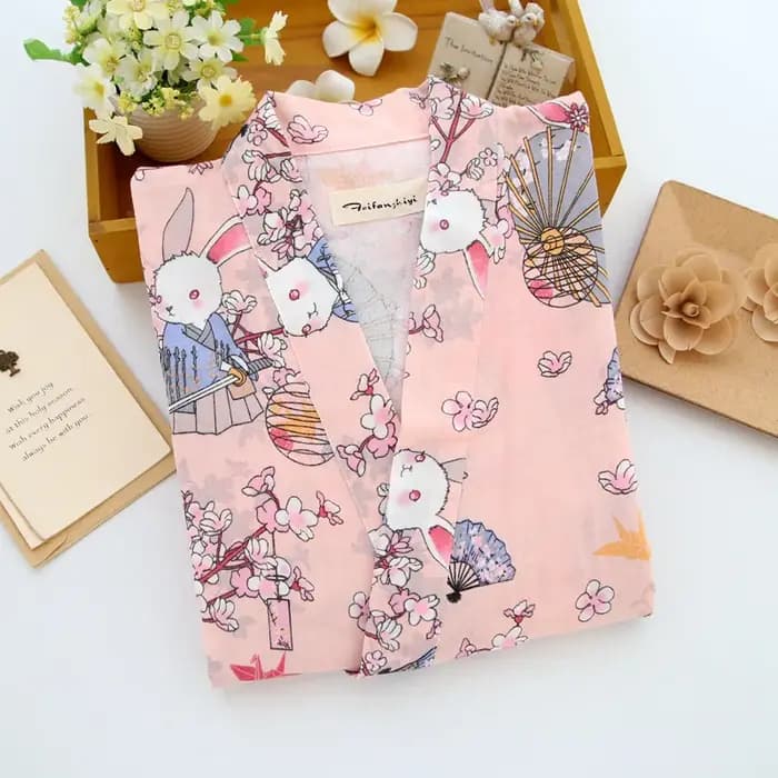 Peignoir kimono japonais pour femmes