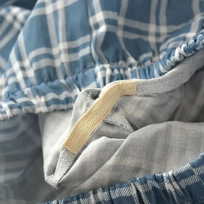 Pyjama à Carreaux Imbibé 100% Coton pour Homme