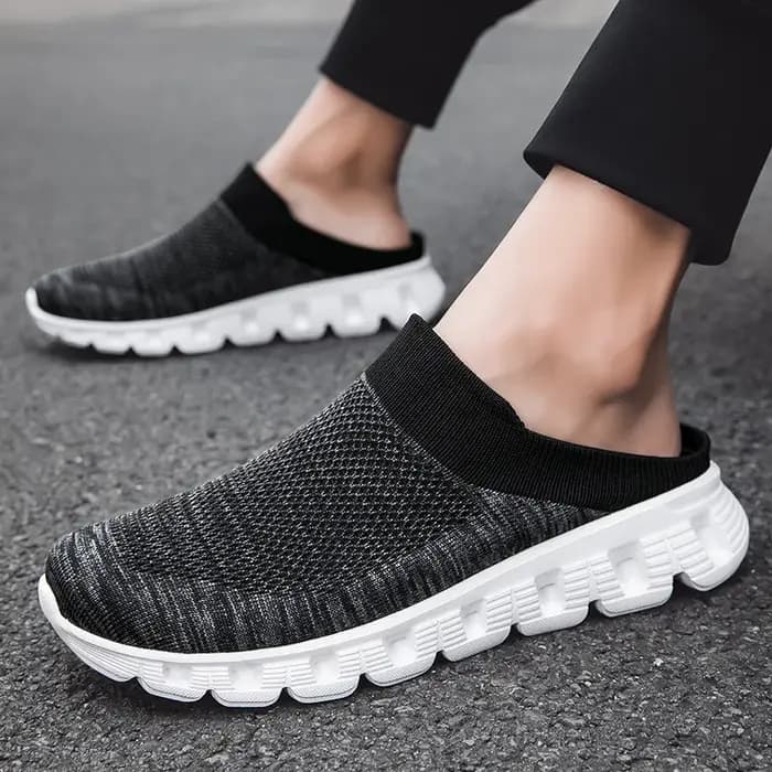 2025 unisexe pantoufles mocassins hommes mode respirant maison femmes fond épais diapositives Couple marche chaussures décontractées grande taille baskets