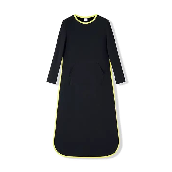 Robe de nuit décontractée pour femme XS-XXXL, robe longue pour femme enceinte, robe longue à fermetu