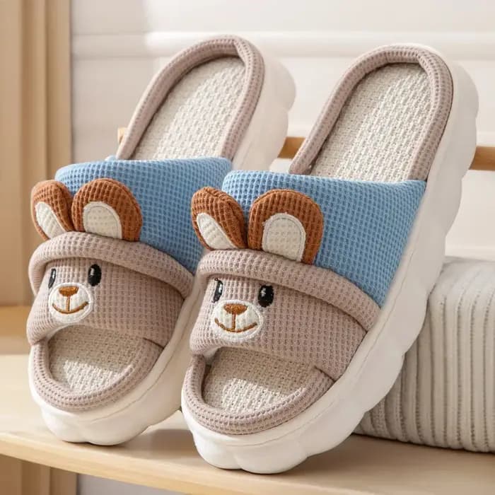 Pantoufles de lapin mignonnes pour femmes