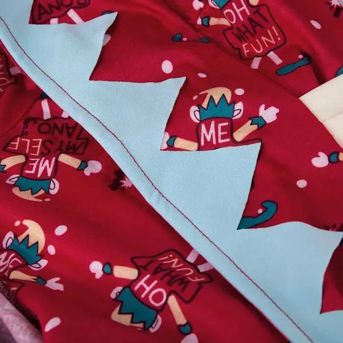 Combinaison pyjama de noël assortie pour la famille