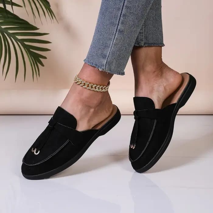 Lofu – chaussures rétro en flanelle douce pour femmes