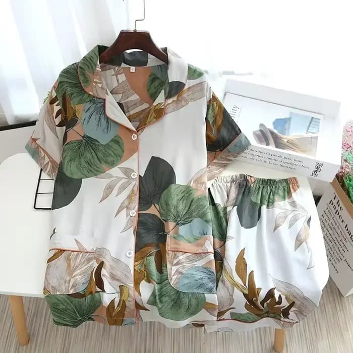 Pyjama à manches courtes pour femmes