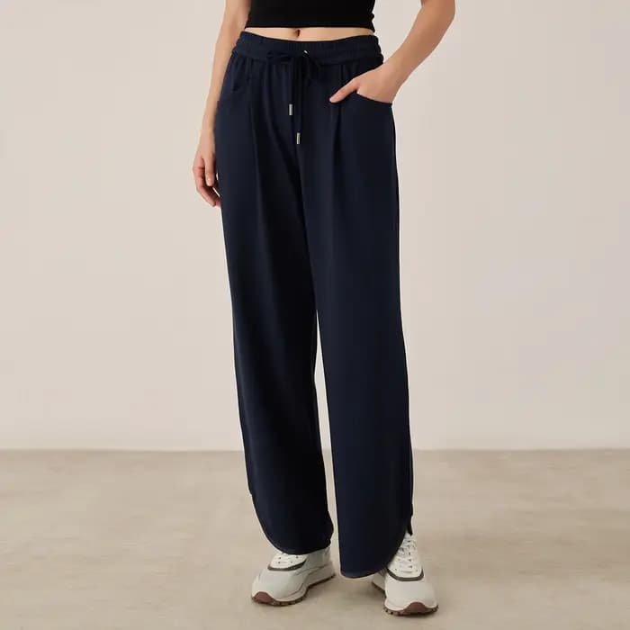 Pantalon de salon à jambes larges pour femme