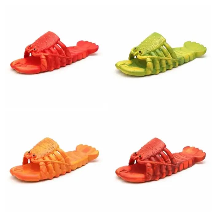 Pantoufles de homard antidérapantes décontractées