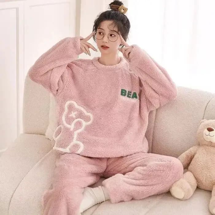 Vêtements de nuit chauds pour l'hiver