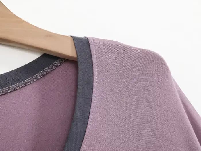 Vêtements de nuit femme dessin animé imprimé chemise