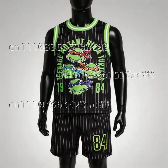 Nouveauté 2026 : Ensemble pyjama et gilet d'été sur le thème des Tortues Ninja de Bandai