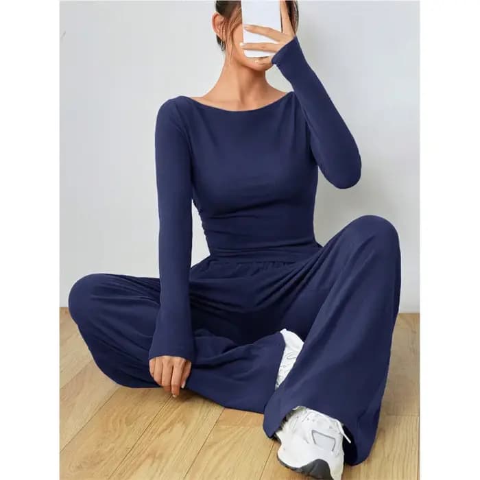 Pyjama d'hiver pour femme, ensemble de nuit à manches longues, chaud et mignon
