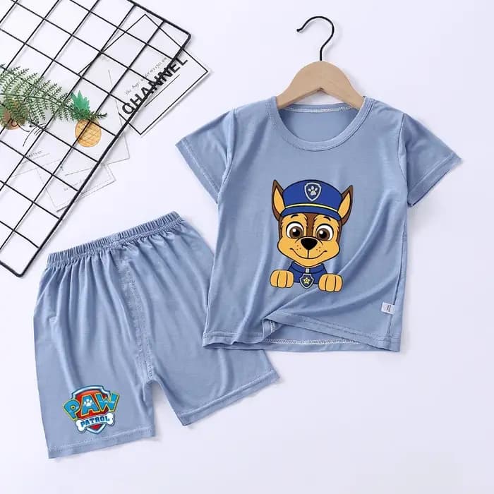 Ensemble de pyjama Paw Patrols Chase Skye, vêtements d'été pour la maison, pyjama de dessin animé Kawaii à manches courtes, vêtements de nuit, cadeaux d'anniversaire
