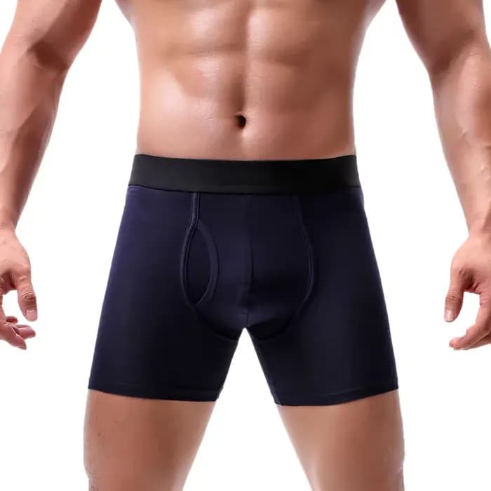 Boxers pour hommes, sous-vêtements à haute élasticité
