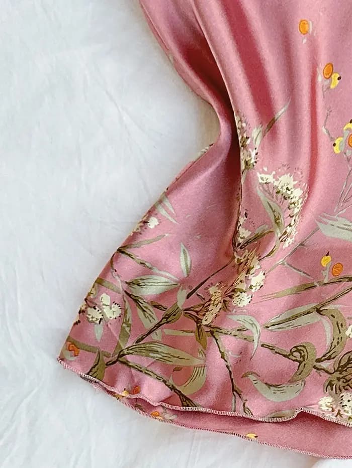 Ensemble de pyjama pour femmes à imprimé cerise tendance