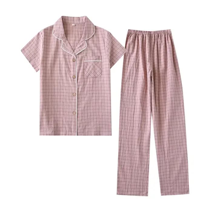 Pyjamas en coton pour couples d'été