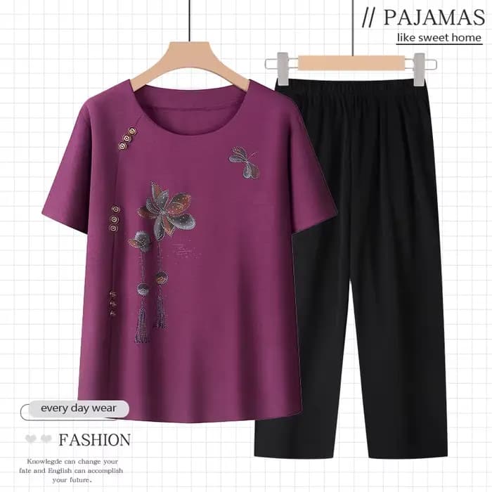Ensemble de pyjama à manches courtes pour femmes