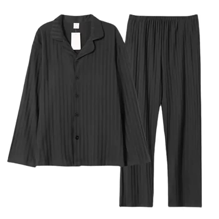 Nouvel ensemble de pyjama décontracté pour homme, pantalon à manches longues, tenue d'intérieur pour étudiant, ensemble de sportswear élégant à porter à l'extérieur