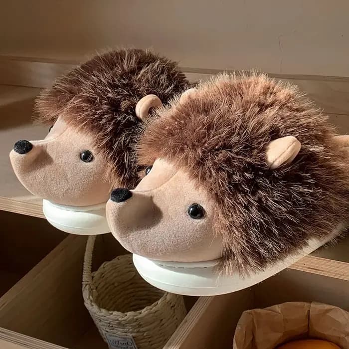 Pantoufles Moelleuses de Dessin Animé pour Femme