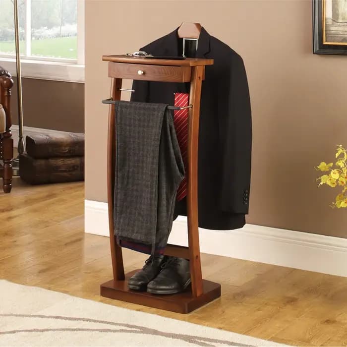 Costume Valet support avec tiroir porte-manteau
