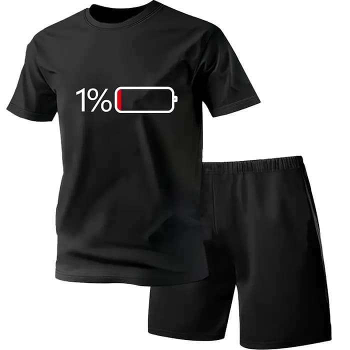 Pyjama deux pièces pour hommes ensemble de vêtements de maison à manches courtes et shorts motif géométrique à la mode pour printemps été automne et hiver