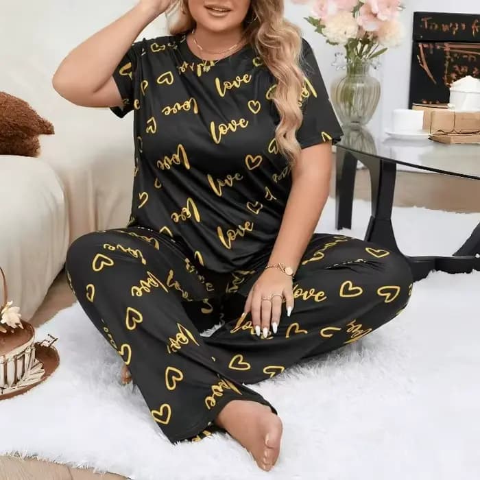 Ensemble de pyjama grande taille pour femme