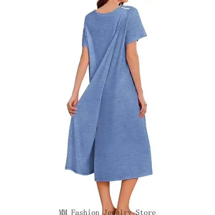 D0UB – robe d'hôpital en coton doux pour femmes