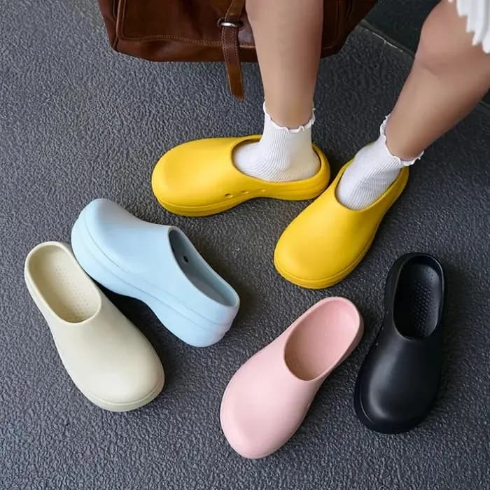 Maison pantoufle plate-forme nuage femme Mules été sandales tongs plage diapositives