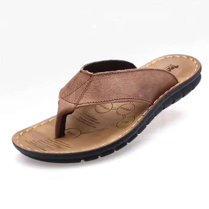 Roma rétro homme pantoufle couleur unie Clip-Toe nouveau mâle vacances plage confort sandales décontracté ménage anti-dérapant extérieur tongs