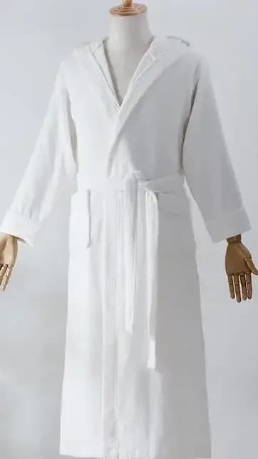Peignoir à capuche pour homme