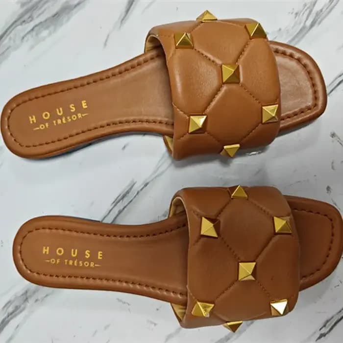 Pantoufles en peau de mouton pour femmes