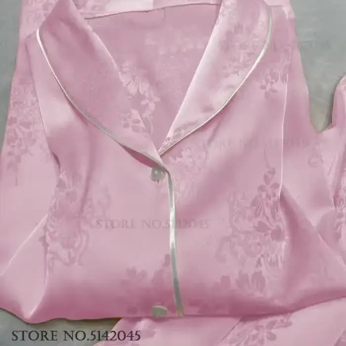 Femme 2 pièces Pyjamas ensemble vêtements de nuit nouveau Style chinois Jacquard Pyjama