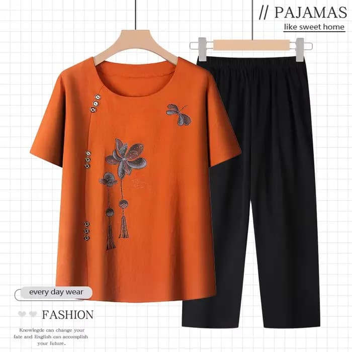 Ensemble de pyjama à manches courtes pour femmes