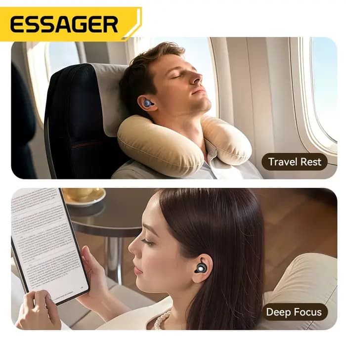 ESSAGER Bouchons d'oreille antibruit pour dormir