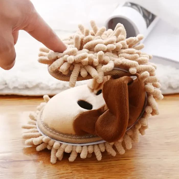 Pantoufles de nettoyage en microfibre pour femmes
