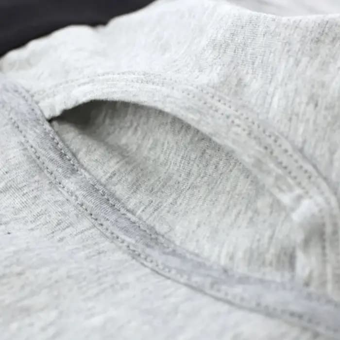 Boxer Long en Coton pour Homme Culotte Imprimée en Famille Sous-Vêtement Ouvert Devant Sexy