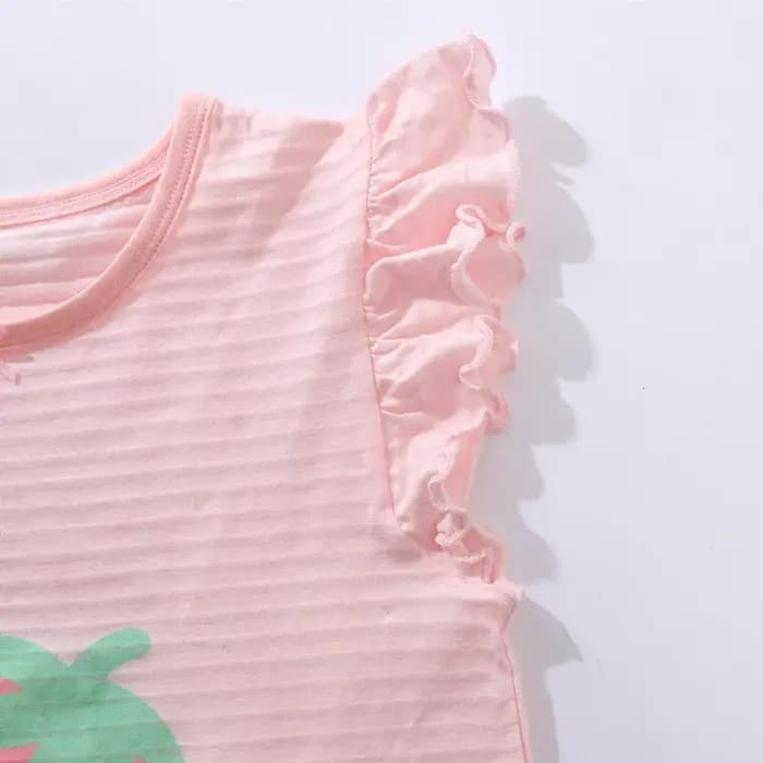 Robe de Nuit en Coton Doux et Respirant pour Fille, Imprimé Harvey, Vêtements de Maison de Qualité, Taille 110-170