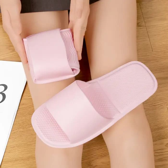 Pantoufles de voyage pliables antidérapantes pour hommes et femmes