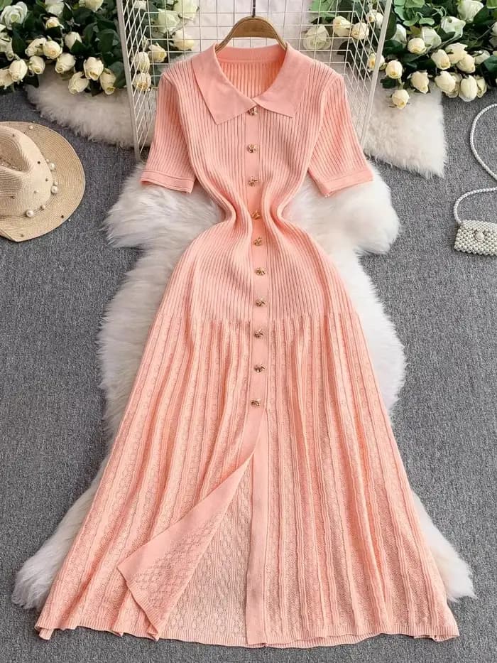 Robes De tempérament tricotées pour femmes