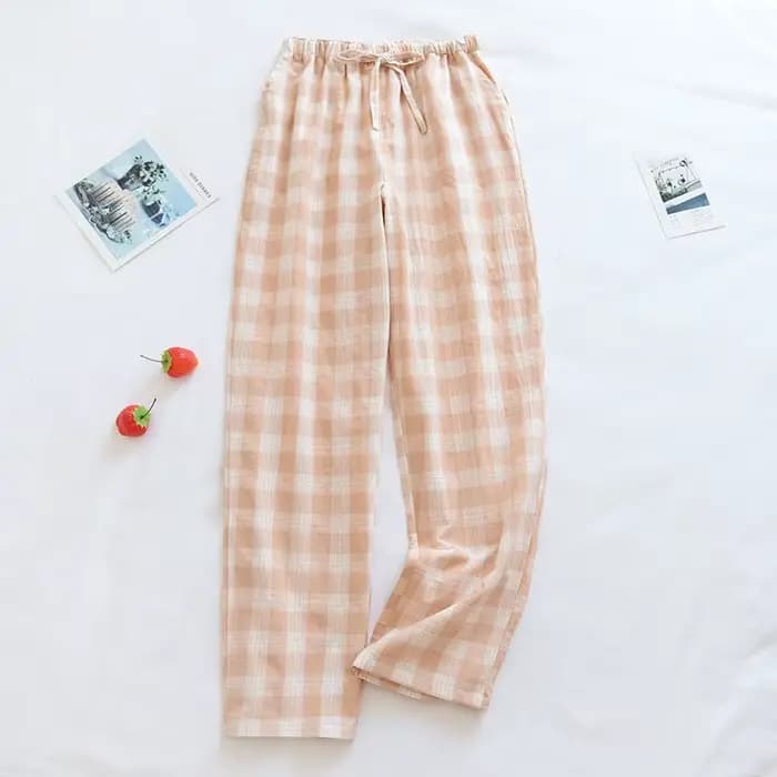 Pantalon de pyjama en gaze de coton pour femmes