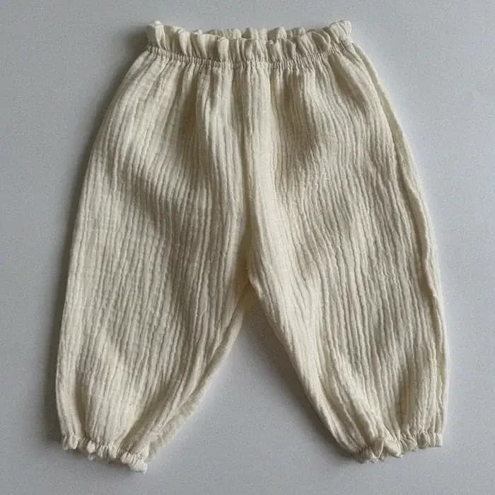 Pantalons pour bébé en coton biologique